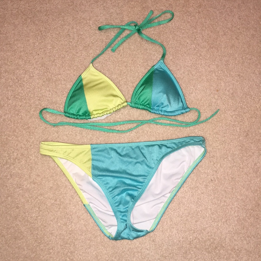 Cute neon Victoria’s Secret Swim Suit